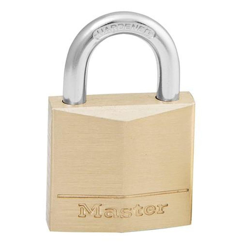 Masterlock Padlock Brass 30mm Steel Shackle Masterlock - Dynamic Drive