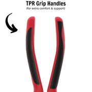 Teng Tools Bent Long Nose Plier TPR Grip 210mm Teng Tools - Dynamic Drive