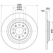Mintex Rear Brake Discs & Pads fits Jeep Cherokee 2013-2018 2.0 2.2 2.4 3.2