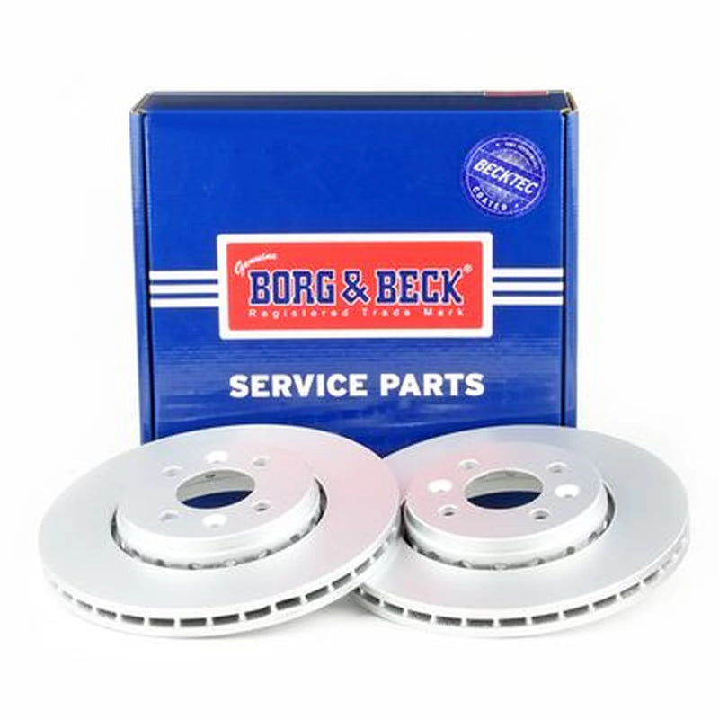 Borg & Beck 2 x Vented Front Brake Discs BBD5329-x2
