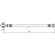 NAPA Brake Hydraulic Hose Line Rear NBH1372