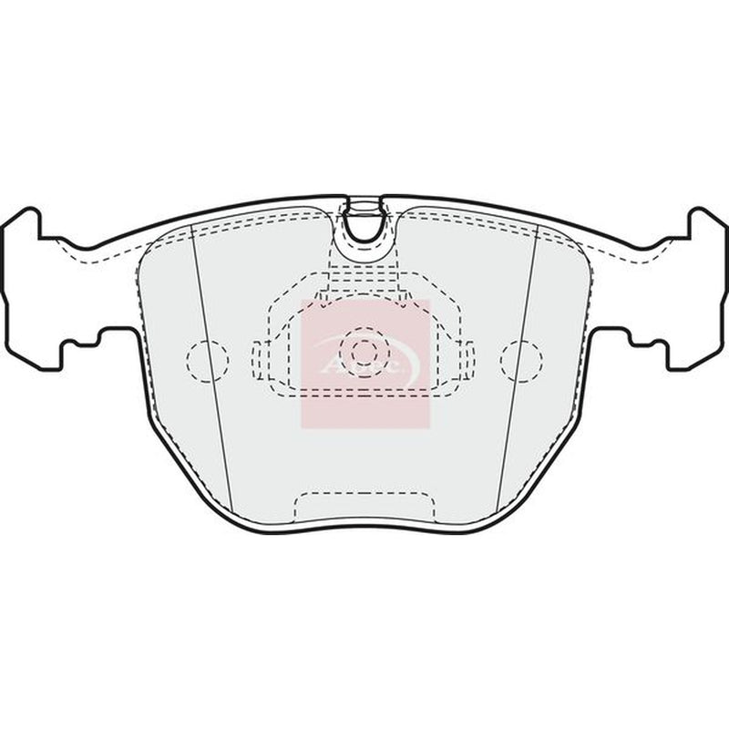 Apec Front & Rear Pads fits BMW 5 1996-2004