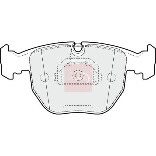 Apec Front Vented & Rear Vented Brake Discs & Pads fits BMW X5 2000-2006 3.0 4.4