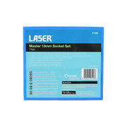 Laser Master Socket Set 13mm 11pc 7148 Laser - Dynamic Drive