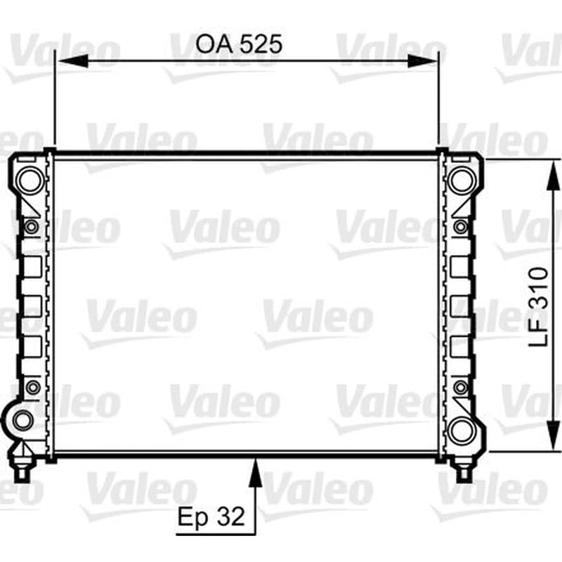 Valeo Engine Radiator 734415