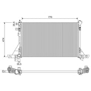 Valeo Engine Radiator 701952