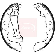 Apec Brake Shoe Set Axle Kit SHU735