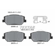 Textar Front Brake Pad Set 2636901