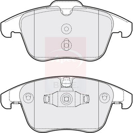Apec Front Brake Pad Set fits MG Gs 2016 on 1.5