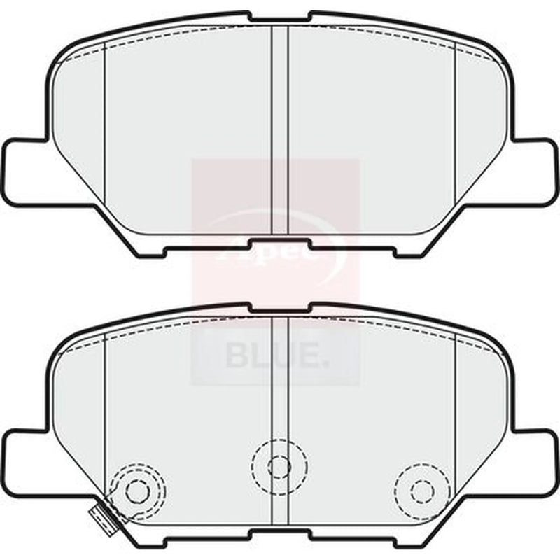 Apec Rear Brake Pad Set PD3363