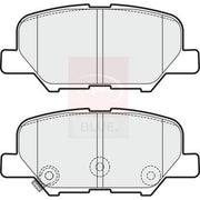 Apec Front & Rear Pads fits Mitsubishi Outlander III 2012-2022 2.0 2.2