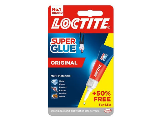 Loctite Super Glue Original Tube 3g + 50% Extra Free Loctite - NN4 Online