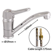 Nova Aravon Single Lever Mixer for Caravan/Motorhome Nova - Dynamic Drive