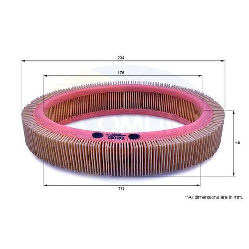Comline Service Kit with Air, Oil & Cabin Filters fits Vauxhall Astra 1984-1988