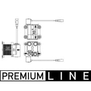Mahle Air Conditioning Chiller fits Porsche Panamera 2013-2016 3.0