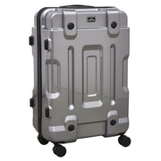 Dellonda 3pc Lightweight ABS Luggage Set  - 20", 24", 28" - Silver Dellonda  - Dynamic Drive