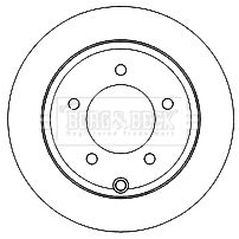 Borg & Beck Front & Rear Brake Discs & Pads fits Dodge Caliber 2006-2007 2.4