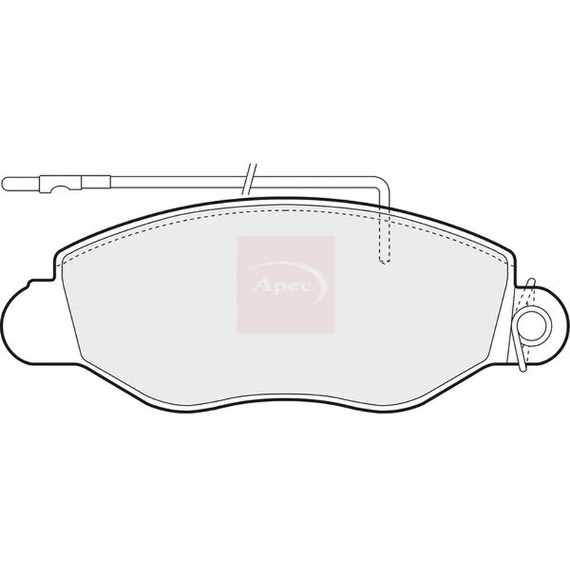 Apec Front Brake Pad Set PAD1300