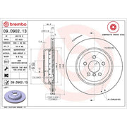 Brembo 2 x Rear Aluminium Brake Disc Hub Brake Discs 09.D902.13
