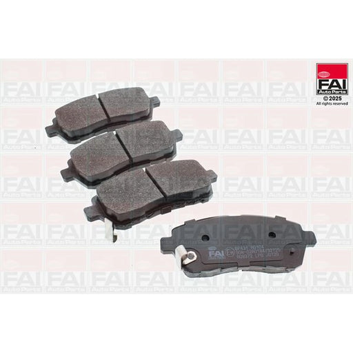 FAI Front Brake Pad Set fits Daihatsu Materia 2006 on 1.3 1.5