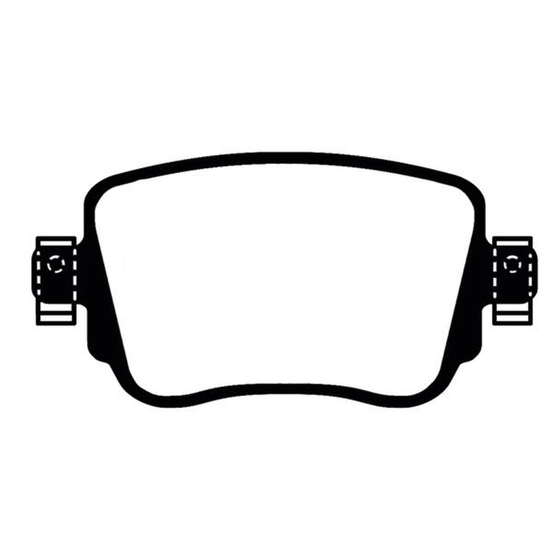 Abtex Rear Brake Pad Set fits Audi A1 2014-2018