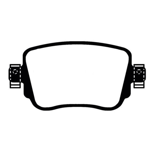 Abtex Rear Brake Pad Set fits Audi A1 2014-2018