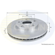 Comline Rear Brake Discs & Pads fits Kia Picanto I 2005-2011 1.1