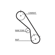 Gates Timing Belt Kit with Rollers fits Toyota Land Cruiser 80 1995-1997 4.2