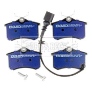 Borg & Beck Front & Rear Brake Discs & Pads fits Seat Altea Xl 2009-2010 1.9