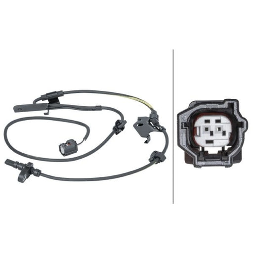 Hella ABS Wheel Speed Sensor Front fits Toyota Rav 4 III 2005-2013 2.0 2.2 2.4