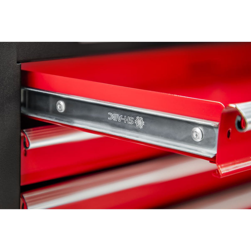 Sealey Topchest & Rollcab Combination 6 Drawer with Ball-Bearing Slides Red Sealey - Dynamic Drive