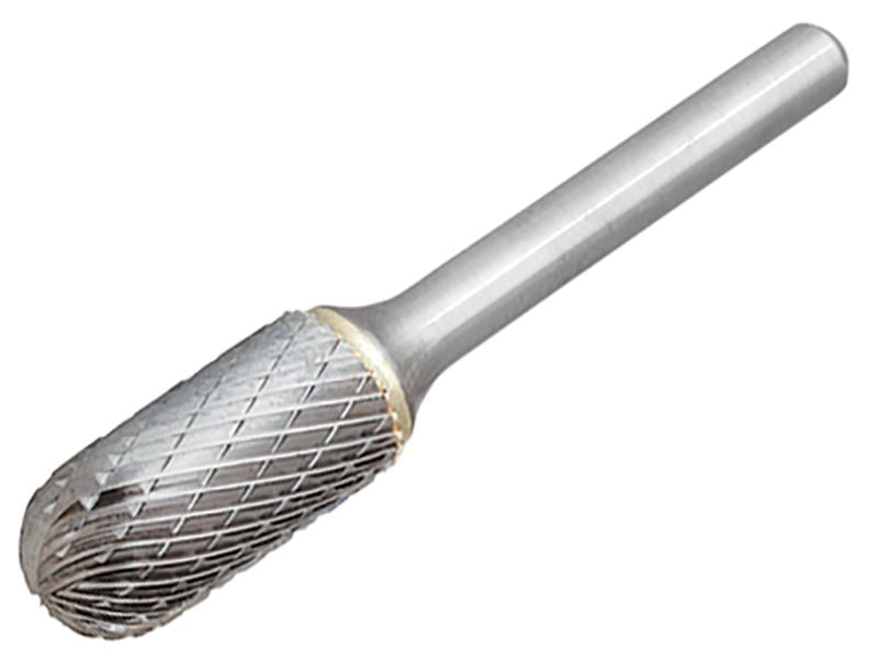 Dormer Solid Carbide Rotary Bright Burr Ball Nosed Cylinder 12.7 x 6mm Dormer - Dynamic Drive