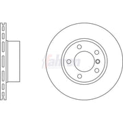 Fahren Front Vented & Rear Vented Brake Discs & Pads fits BMW 3 2004-2013