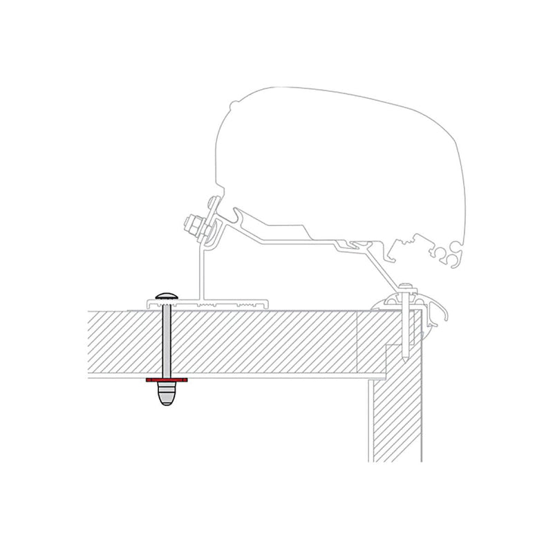 Fiamma Kit LMC For Adapter Caravan Roof Fiamma - Dynamic Drive