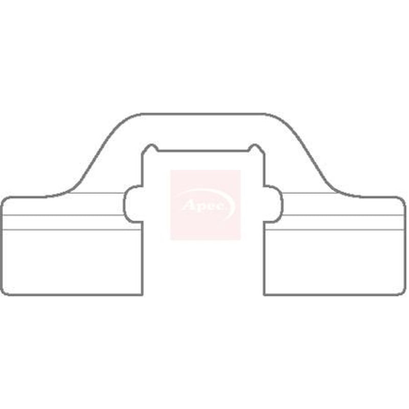 Apec Brake Pad Accessory Fitting Kit Rear fits Renault Avantime 2001-2003