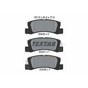 Textar Brake Pad Set 2242601