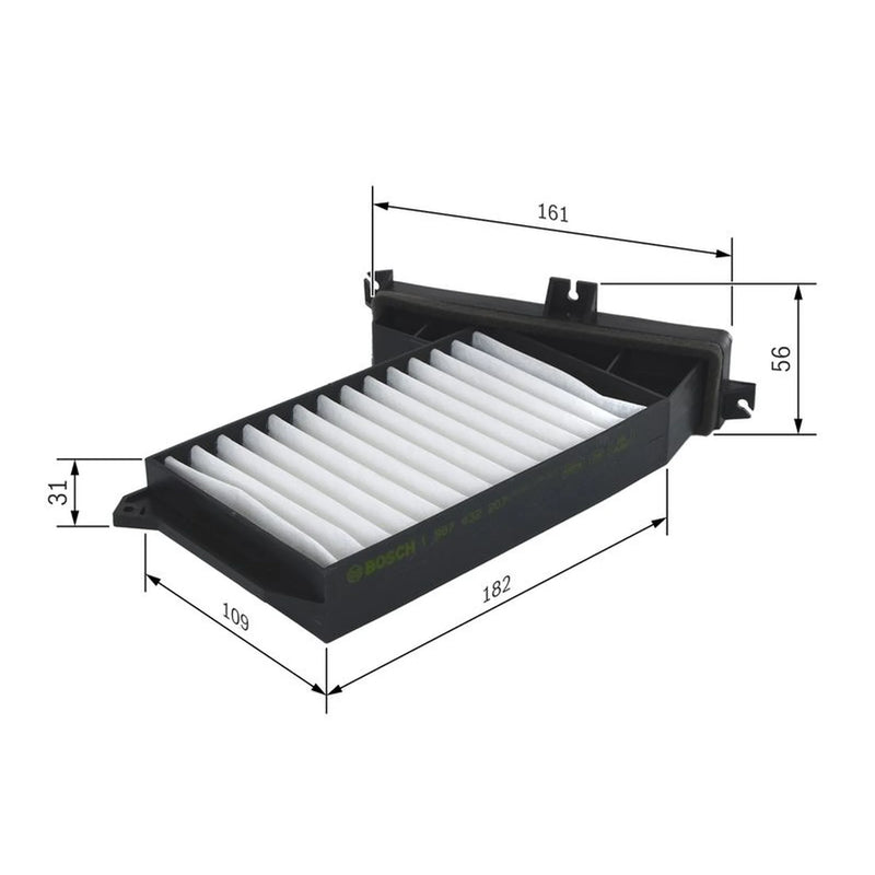 Bosch Cabin Air Filter (Pollen Filter) 1 987 432 207