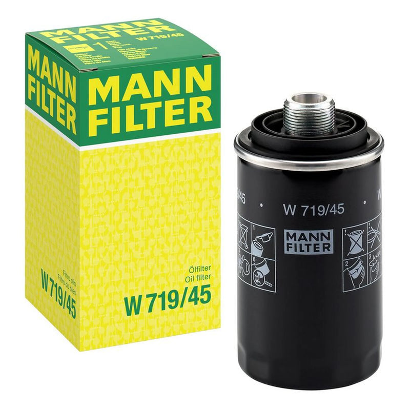 MANN-FILTER Service Kit with Air & Oil Filters fits Audi A6 C7 2011-2018 2.0
