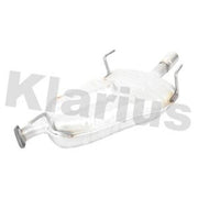 Klarius Box With Tail Pipe Rear fits Opel Vectra B 1995-2003 1.6 1.8 2.2