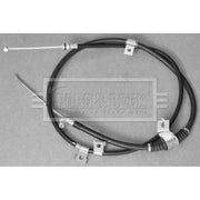 Borg & Beck Handbrake Cable Left Rear BKB3554