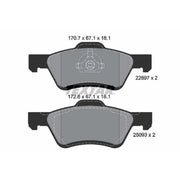 Textar Brake Pad Set 2289701