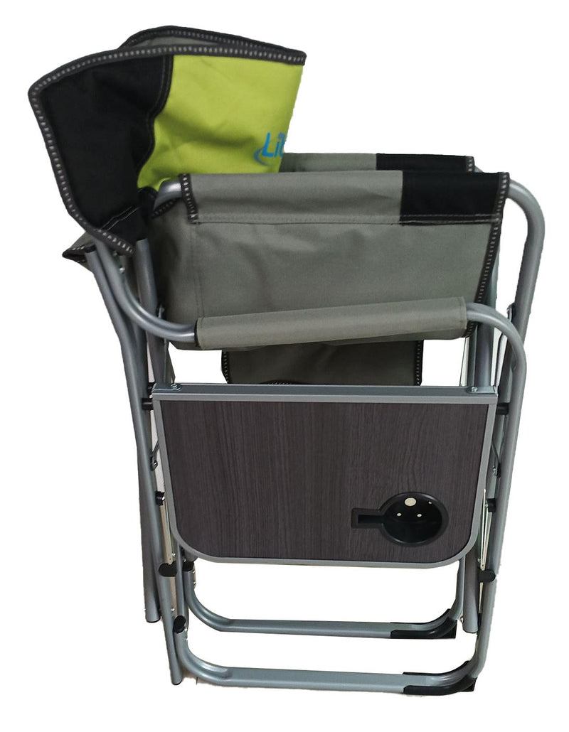 Liberty Lime Directors Chair with Side Table Camping Caravan Liberty - Dynamic Drive