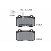Textar Front Brake Pad Set 2414301