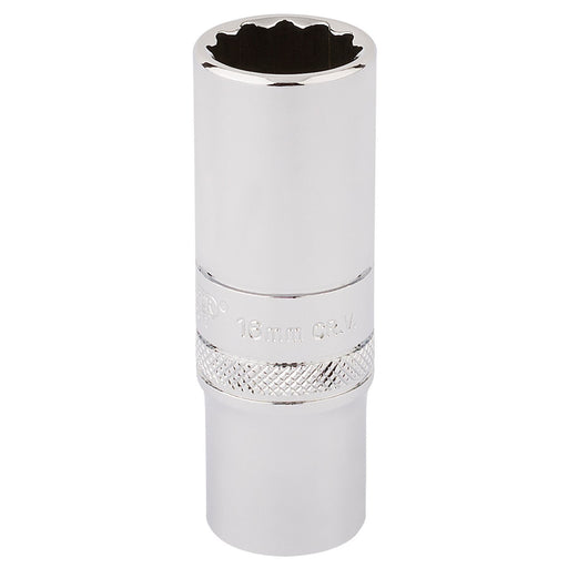 Draper HI-TORQ 12 Point Deep Socket, 3/8" Sq. Dr., 16mm 32990 Draper - Dynamic Drive