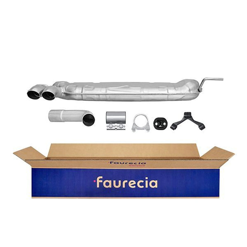 Hella End Silencer Rear fits Audi A3 2003-2013 1.9 2.0