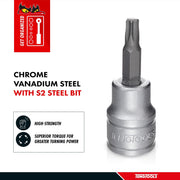 Teng Tools 3/8" TX Bit Socket TX25 Teng Tools - Dynamic Drive