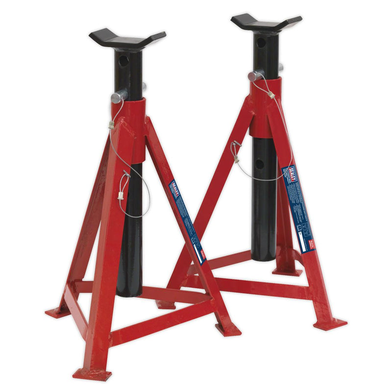Sealey AXLe Stands (Pair) 2.5 Tonne Capacity per Stand Medium Height AS3000 Sealey - Dynamic Drive