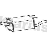 Klarius Box With Tail Pipe Rear fits Opel Combo Box Body/Mpv 2005-2012 1.3