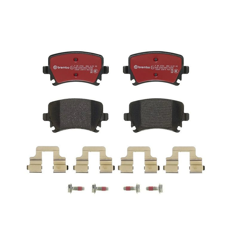 Brembo Xtra Front / & Rear / Brake Discs & Pads fits VW Golf Plus V 2005-2013