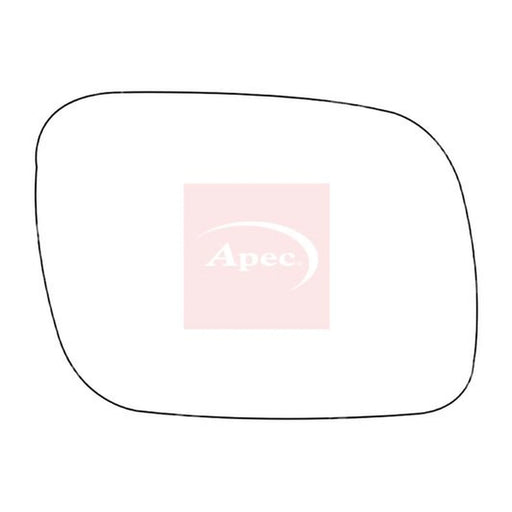 Apec Exterior Wing Mirror Glass Right AMS2836